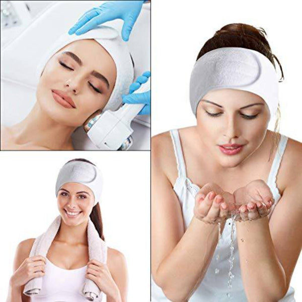 Headband - Microfibre - White - Dilly's Collections -  Hair Beauty and Lifestyle Products Australia