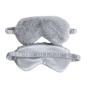 Eye Mask - Grey & Fluffy - Dilly's Collections -  Hair Beauty and Lifestyle Products Australia 