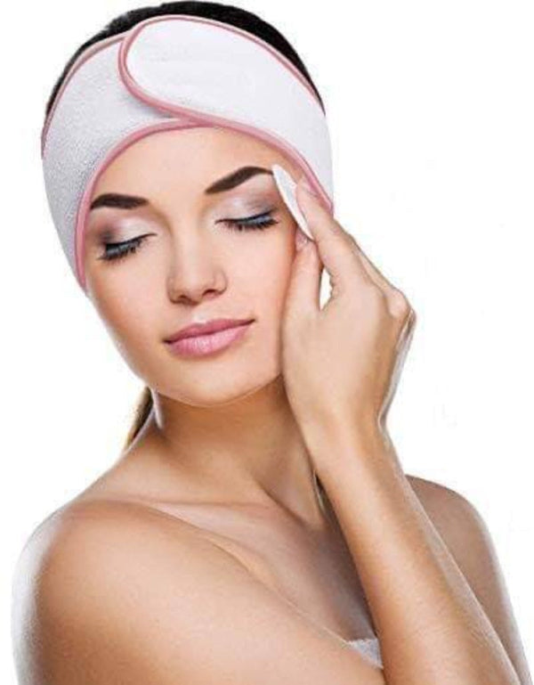 Headband - Microfibre - White with Rose Gold Trim - Dilly's Collections -  Hair Beauty and Lifestyle Products Australia