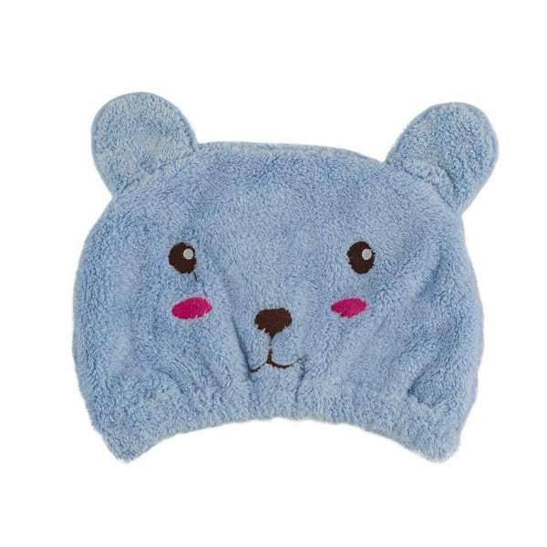 Hair Drying Turban - Baby Toddler - Blue - Dilly's Collections -  Hair Beauty and Lifestyle Products Australia