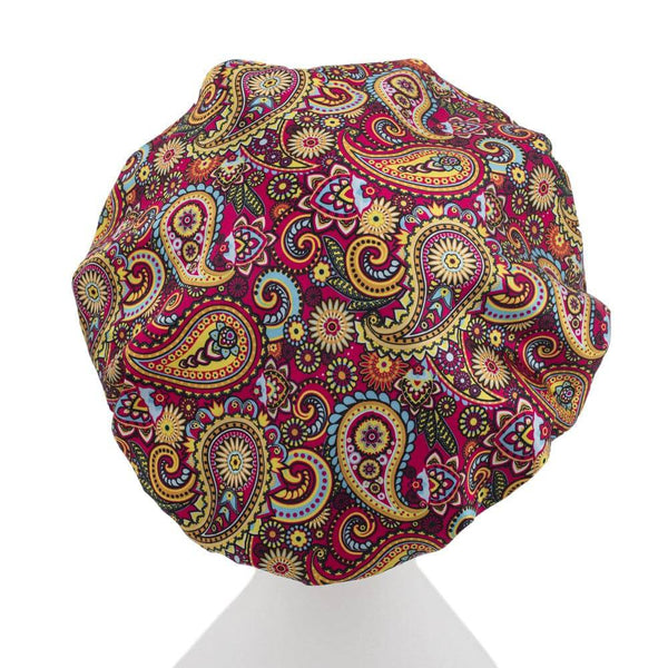 Retro Print Shower Cap - Microfibre Lined - Standard Size - Dilly's Collections - Hair Beauty and Lifestyle Products Australia