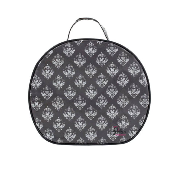 Cosmetic Bag - Large Round - Damask - Dilly's Collections - Hair Beauty and Lifestyle Products Australia