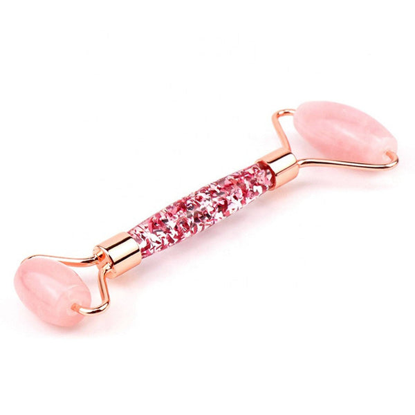 Facial Roller and Gua Sha Set - Nephrite Rose Quartz - Dilly's Collections -  Hair Beauty and Lifestyle Products Australia