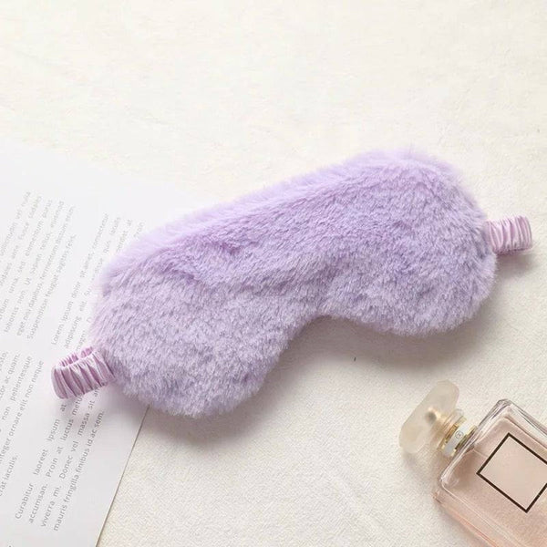 Eye Mask - Purple & Fluffy - Dilly's Collections -  Hair Beauty and Lifestyle Products Australia