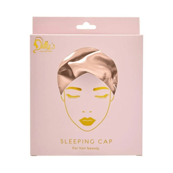 Sleeping Cap - Gold Satin - Dilly's Collections - Hair Beauty and Lifestyle Products Australia