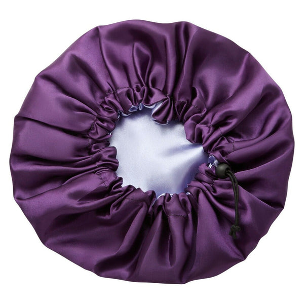 Sleeping Cap - Purple Satin - Dilly's Collections - Hair Beauty and Lifestyle Products Australia