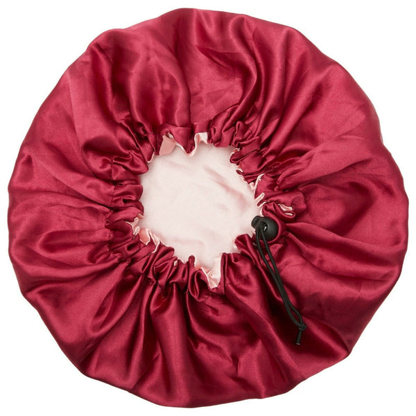 Sleeping Cap - Red Satin - Dilly's Collections - Hair Beauty and Lifestyle Products Australia