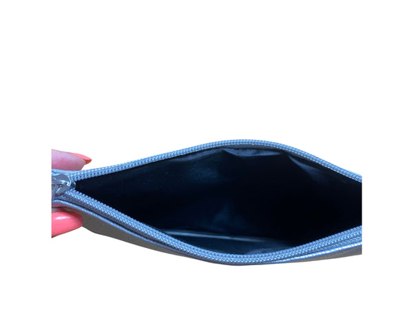 Silver Vegan Leather Pouch - Dilly's Collections -  Hair Beauty and Lifestyle Products Australia